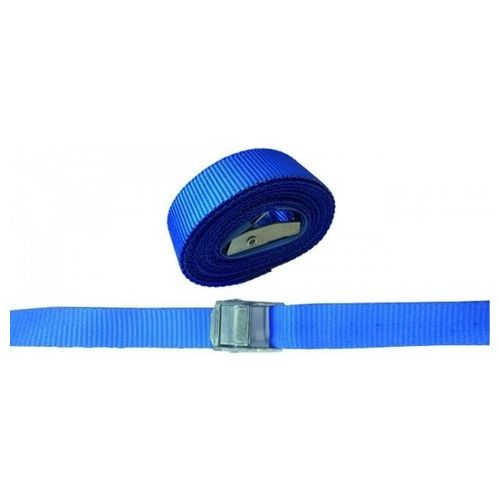 Vigor-Blinky Cinghie Semplici Blu con Morsetto 25mm 2.5mt