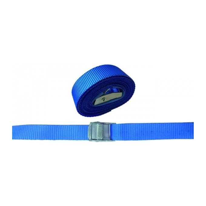 Vigor-Blinky Cinghie Semplici Blu con Morsetto 25mm 2.5mt