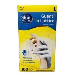 Vigor-Blinky Guanti in Lattice Skin Protek Monouso 100 Pezzi Misura 8 L