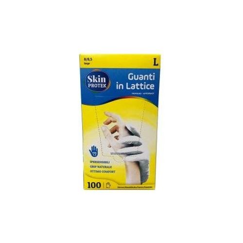 Vigor-Blinky Guanti in Lattice Skin Protek Monouso 100 Pezzi Misura 8 L
