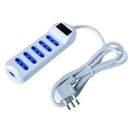 Multiprese 5 Prese con Interruttore Bipasso Sp.90‹ 16a