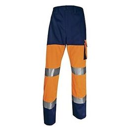 Vigor-Blinky Pantaloni Panoply Phpa2-hv Blu-Orange Fluo Taglia M