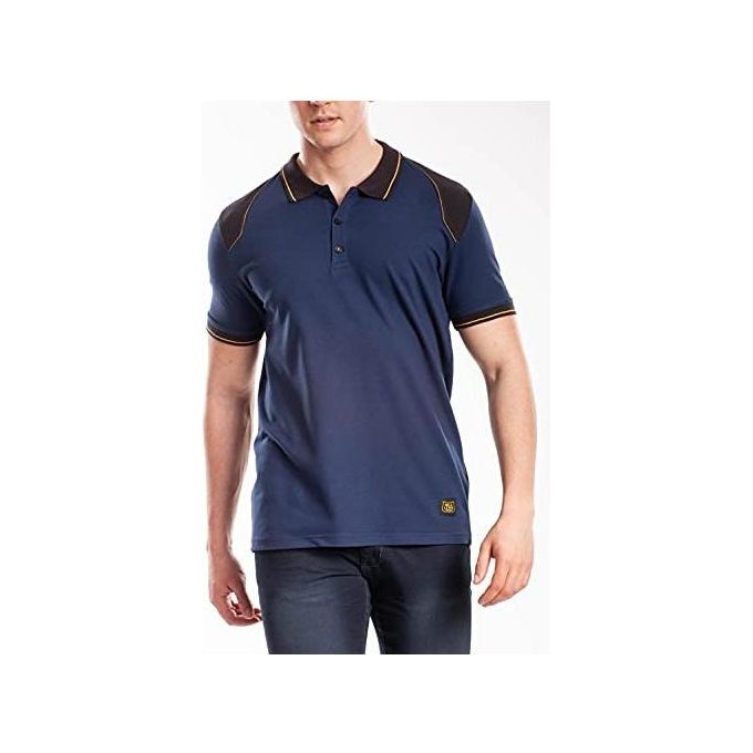 Vigor-Blinky Polo Rica Lewis Workts Stretch Blu Taglia M