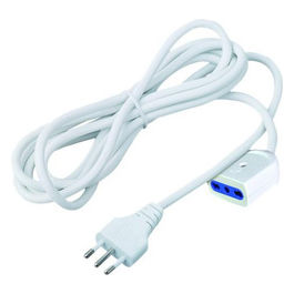 Prolunghe Lineari M/F 16A 3x1mm 2.5mt Bianco