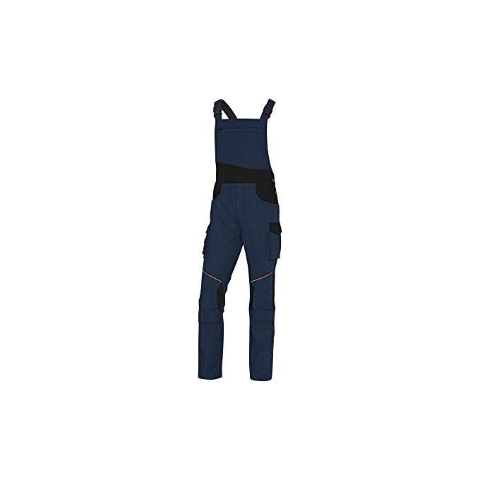 Image of Vigor-Blinky Salopette Deltaplus M2-Corp Mcsal Blu-Navy Nero Taglia XXXL