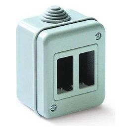 Scatole Pvc per Tubi Rigidi per Frutti Magic IP40 2 Posti
