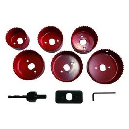 Seghe a Tazza Set 9 Pezzi Acciaio al Carbonio 51-86mm