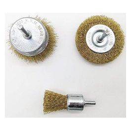 Spazzole Acciaio Set 3 Pezzi