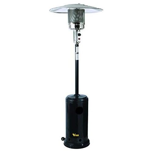 Vigor-Blinky Stufe Dehors Fungo Tonda con Lanterna a Gas Nera
