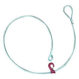 Tiranti Acciaio Zincato 133 Fili Gancio Scorrevole 4mt Diametro 12mm