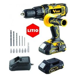 Trapano a Percussione Vi-t20pli 2 Batterie 20V 1.5ah