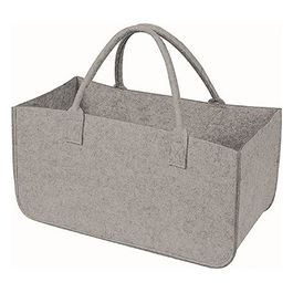 Vigor Borsa Portalegna in Feltro Grigio 51x33cm