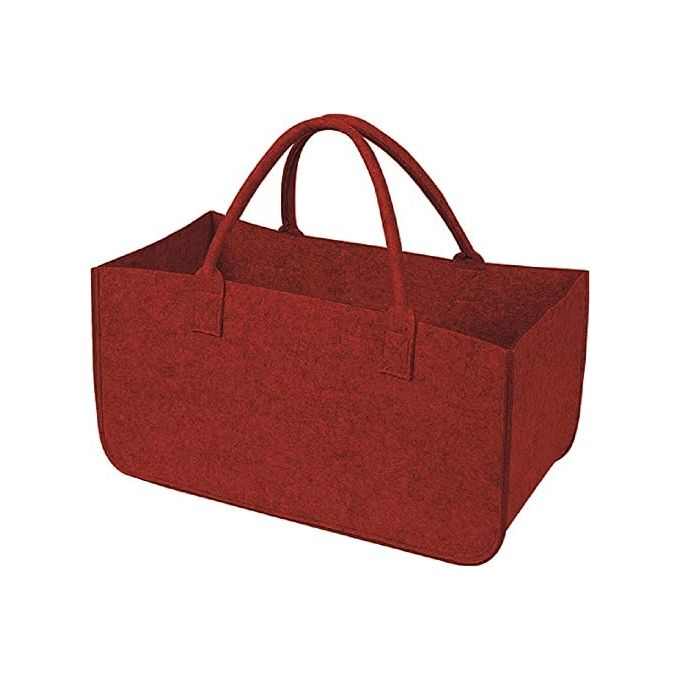 Vigor Borsa Portalegna in Feltro Rosso 51x33cm