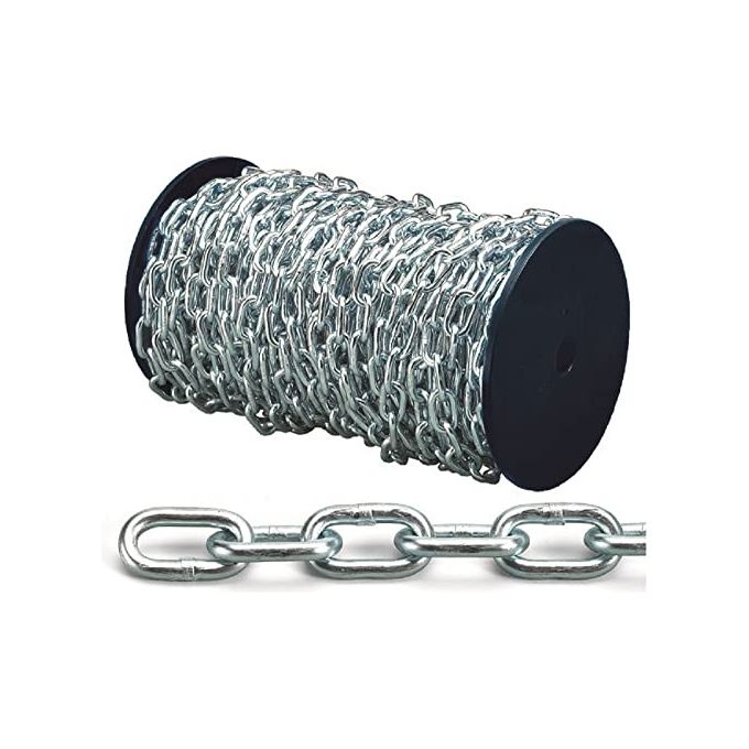 Vigor Catena Genovese Commerciale Zincata Bobina di Metri 100 3.0mm