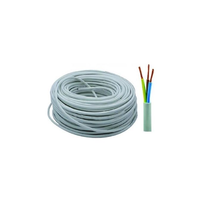 Image of Vigor Cavo Elettrico Pecsoflex Pvc Grigio 100mt Sezione 3x2.5