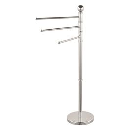 Vigor Portasciugamani Inox 3 Bracci Mobili H. 90cm