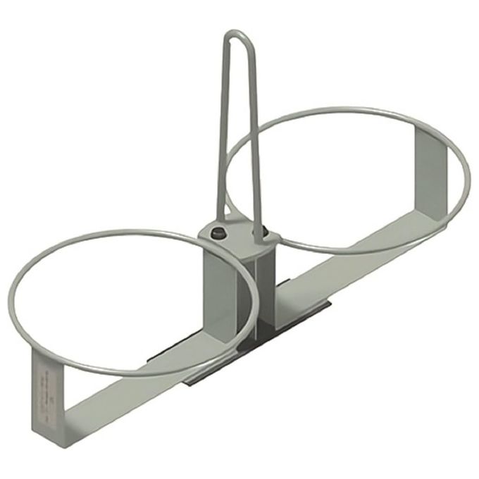 Vigor Portasecchio per Muratore Acciaio Zincato Diametro 305mm 2 Posti