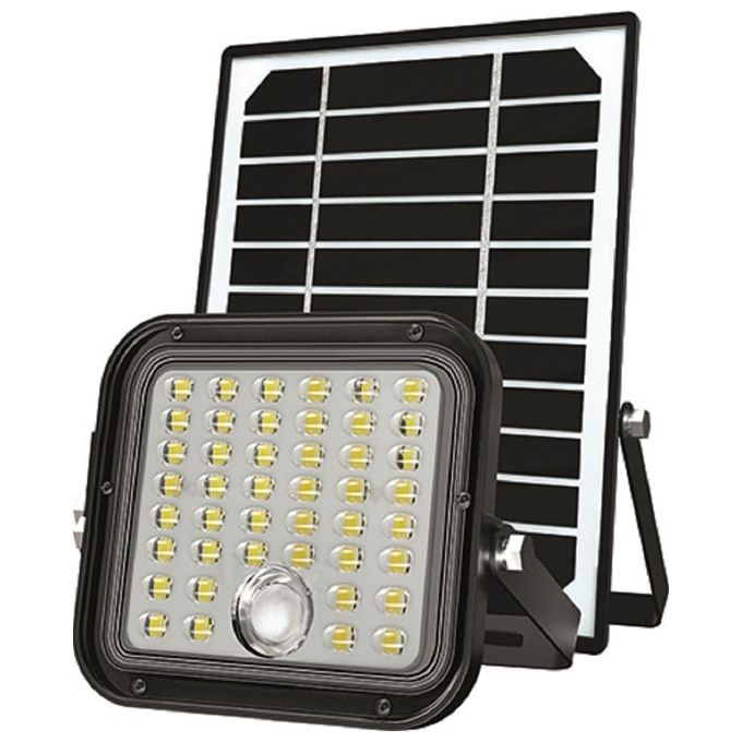 Vigor Proiettore Led Cubo-10 con Pannello Solare 10W 1500lm
