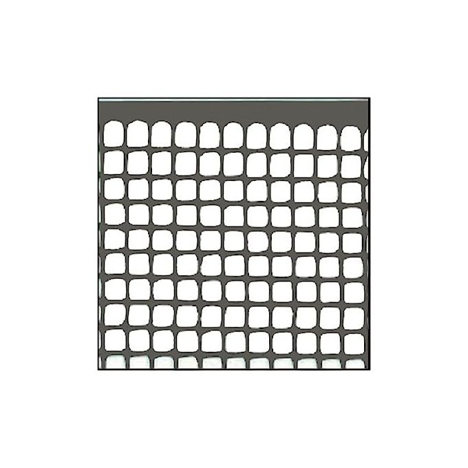 Vigor Rete in Plastica Quadra 10x10 Grigia 5mt H. 100cm