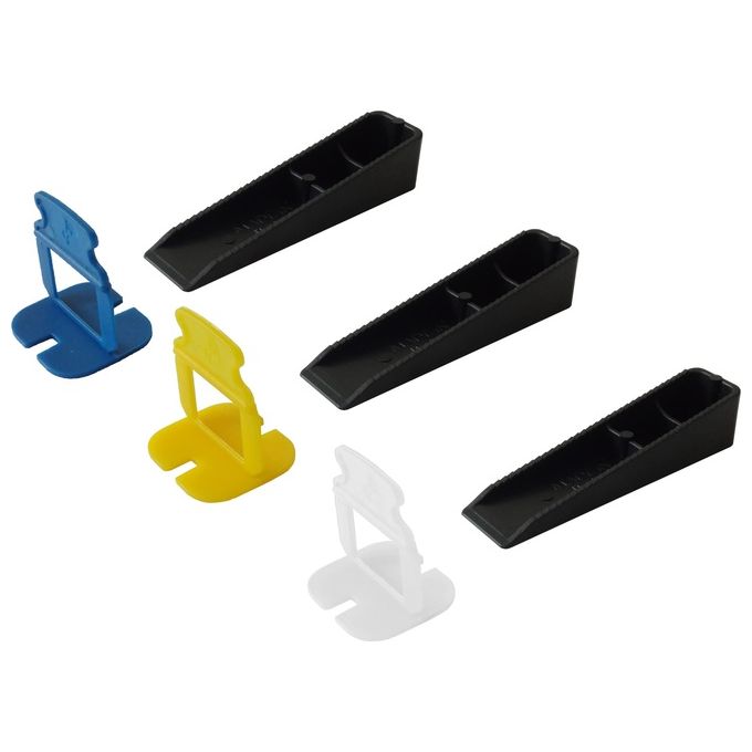 Vigor Tirante per Piastrelle Autolivellanti Maxi Giallo 250 Pezzi 3mm