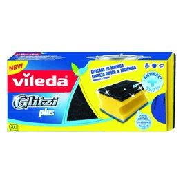 Glitzi Plus Spugna da Cucina - 3 Pezzi