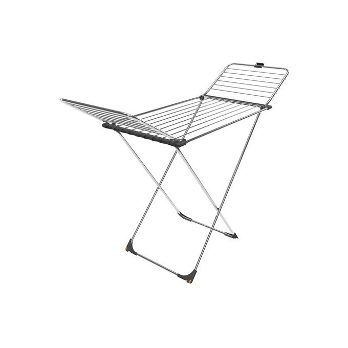 Vileda Stendibiancheria Max Cromo Lucido e Grigio per la Cura e Pulizia della Casa