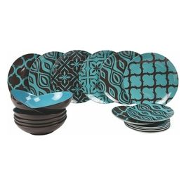 Glamour Servizio Tavola 18 Pezzi