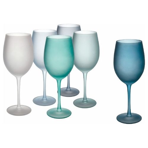 VDE Tivoli 1996 Happy Hour Set 6 Calici Frosted 550 Ml