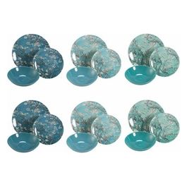 Japanese Dream Blue Servizio Tavola 18 Pezzi