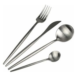 Preciosa Set 24 Posate Silver Opaco