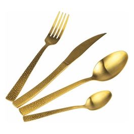 Stone Set 24 Posate Gold Opaco