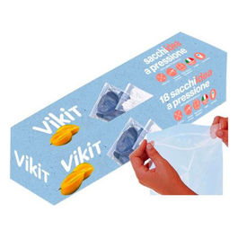 Sacchetti Congelatore VIKIT Apri & Chiudi 23x27 cm