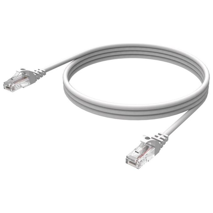Vision Cavo cat6 da 3 M bianco, U/UTP (non schermato)