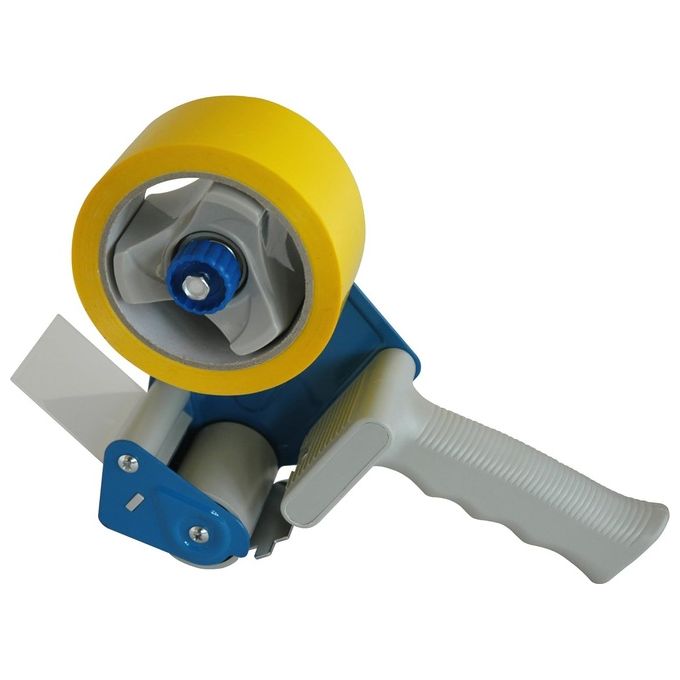 Viva Dispenser per Nastro da Imballo per Rotoli 75mm Blu