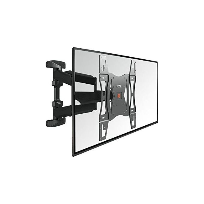 Vogels Base 45 L supporto da Parete Serie BASE per Tv a Schermo Piatto da 40" a 65" con Rotazione Fino a 180 Gradi ed Inclinazione Nero