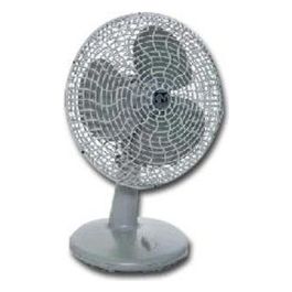 Vortice da tavolo Vortice 60610 silenziosa e potente 90° girevole Ø 30cm Gordon 30 grigio chiaro 230V bianco