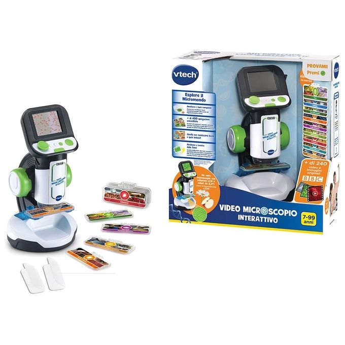 Vtech Electronics Microscopio Giocattolo Genius XL Digitale Interattivo