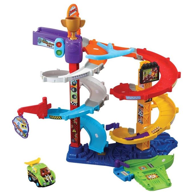 VTech Vroom Vroom Go Mega Circuito 2 in 1