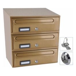 Casellario Oriz 3P Acc Bronzato