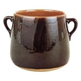 Pentola in terracotta con 2 manici 22 cm