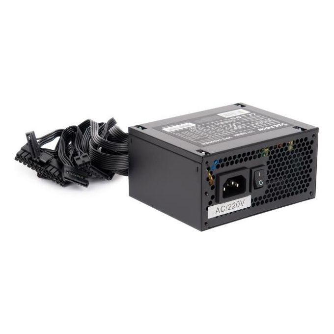 Vultech Alimentatore Micro ATX 500W Ventola Termoregolata Serie Essence