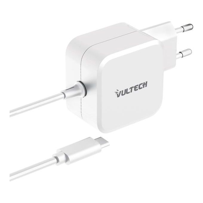 Vultech Alimentatore Universale TYPE-C 67W- Tecnologia GaN