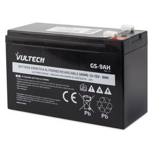 Vultech Batteria Ermetica al Piombo per Ups 12V 9a
