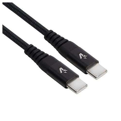 VulTech Cavo Type-C a Type-C in Nylon 1mt Nero