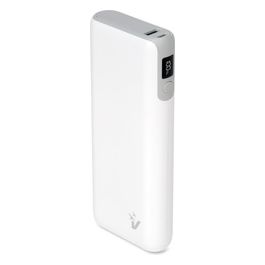 Powerbank con Schermo Lcd 20000mAh Usb e Type C Quickcharge 65W Pps Bianco
