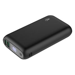 Powerbank con Schermo Lcd 20000mAh Usb e Type C Quickcharge 3.0 Nero