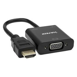 VulTech SN21707 Adattatore Convertitore HDMI to VGA e Audio Nero