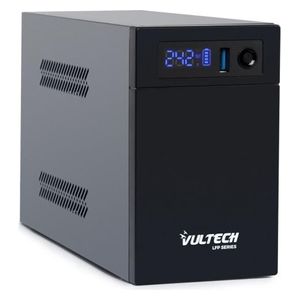 Vultech UPS750VA-LFP Ups 750va lfp Line Interactive con Schermo Led Batteria Litio Ferro Fosfato Lifepo4