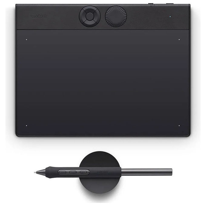 Wacom Intuos Pro Small, Tavoletta Grafica Nera USB-Bluetooth