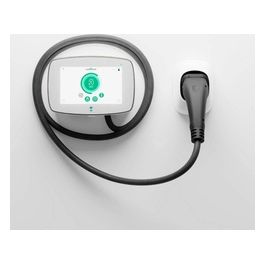 Caricabatterie Touch Auto Elettriche Commander 2 Bianco 7.4kW Type 2 5mt Cavo